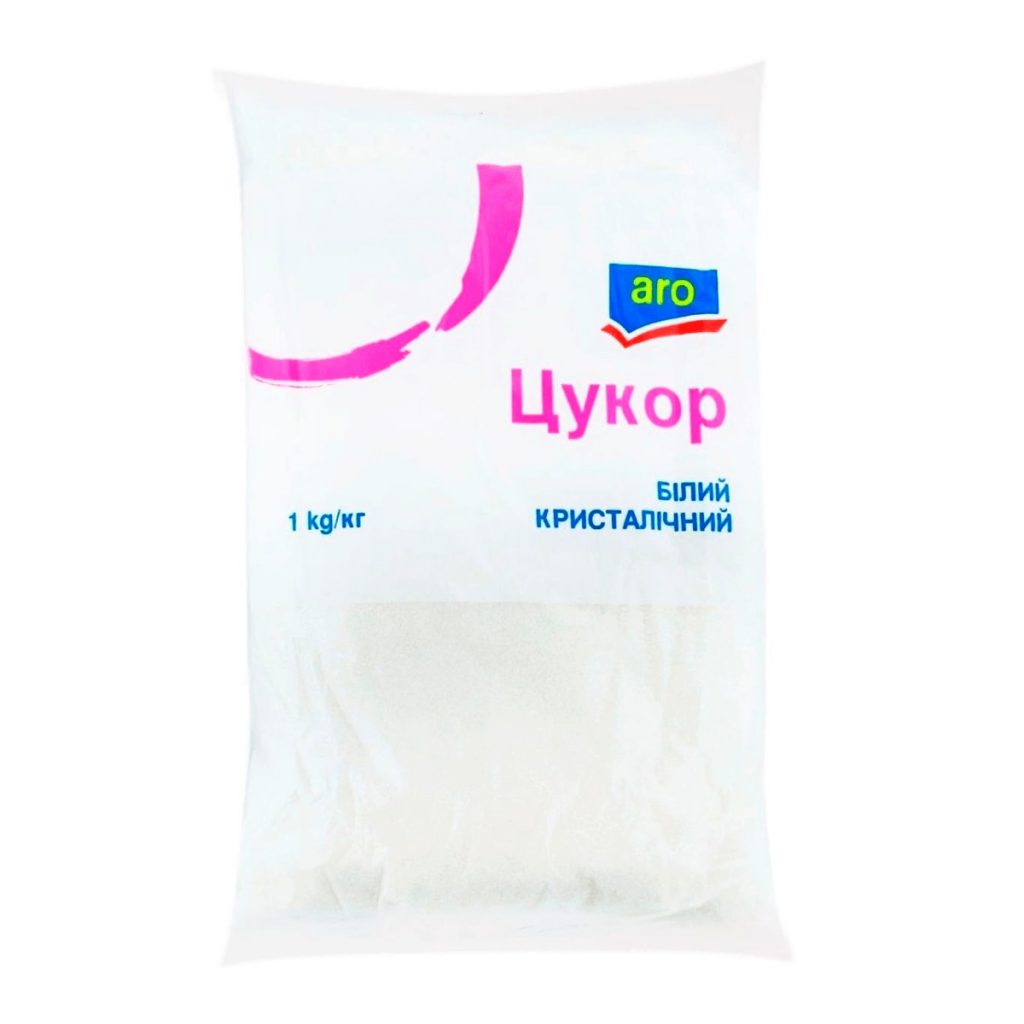 Цукор Аро (Aro) білий кристалічний 1кг - Росяна